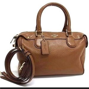 Coach Brown Mini Bennett Satchel